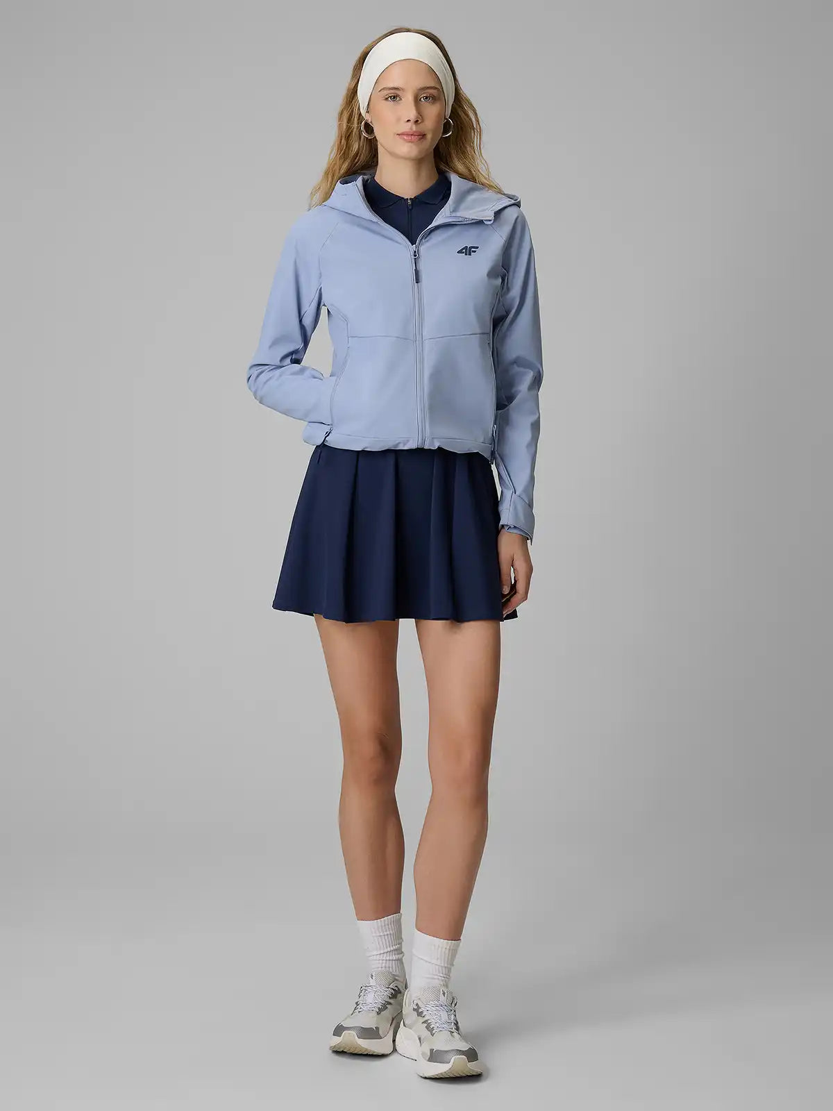 Jaqueta Softshell Feminina com Membrana 5000 Multi active - Azul Claro | 4F
