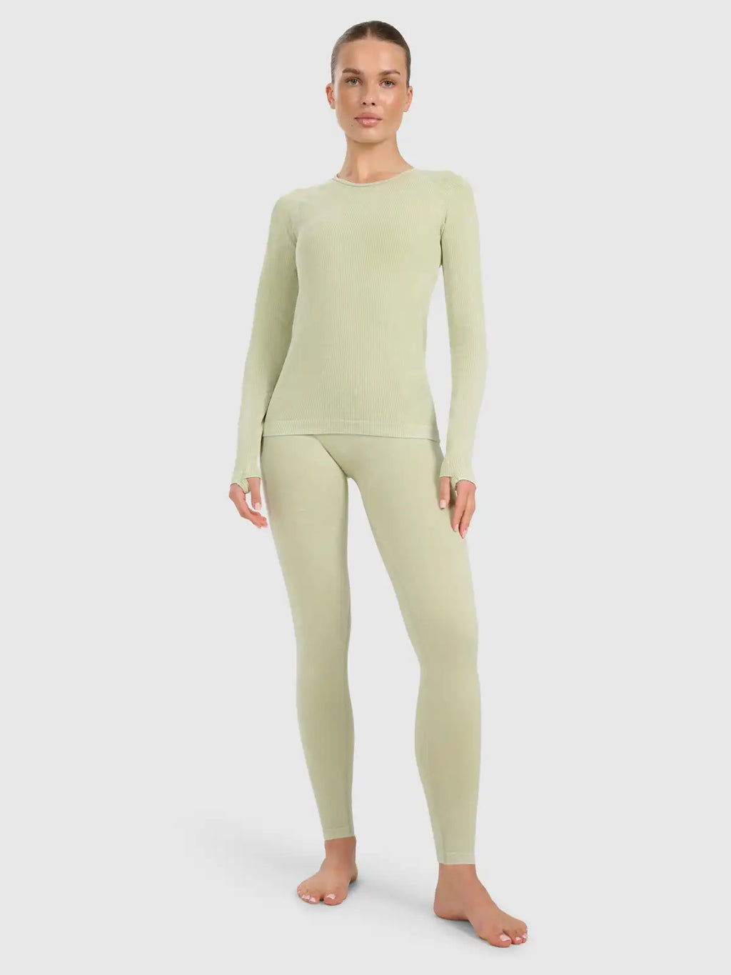 Camiseta Manga Longa FNK Yoga - Verde Claro | 4F