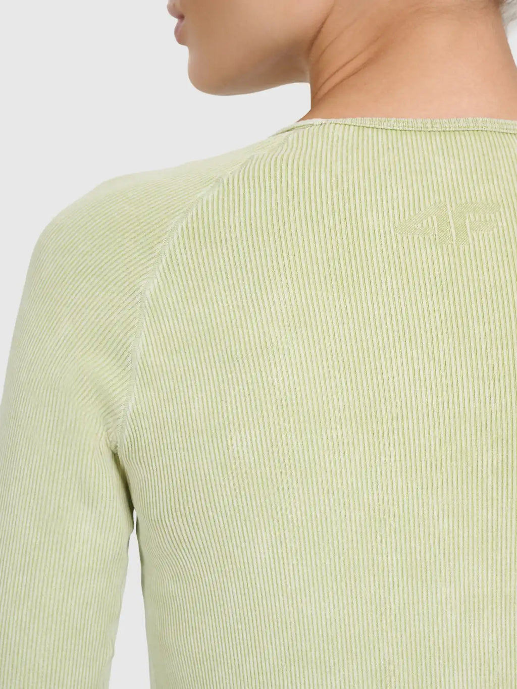 Camiseta Manga Longa FNK Yoga - Verde Claro | 4F