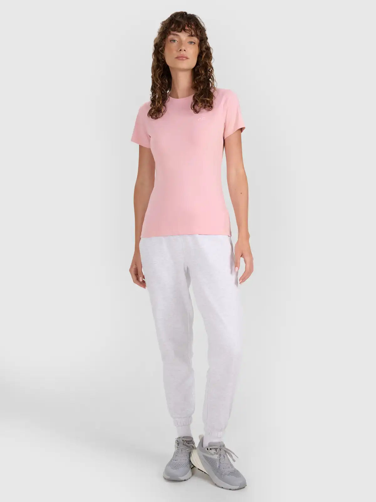 Camiseta Sportstyle slim - Rosa Claro | 4F