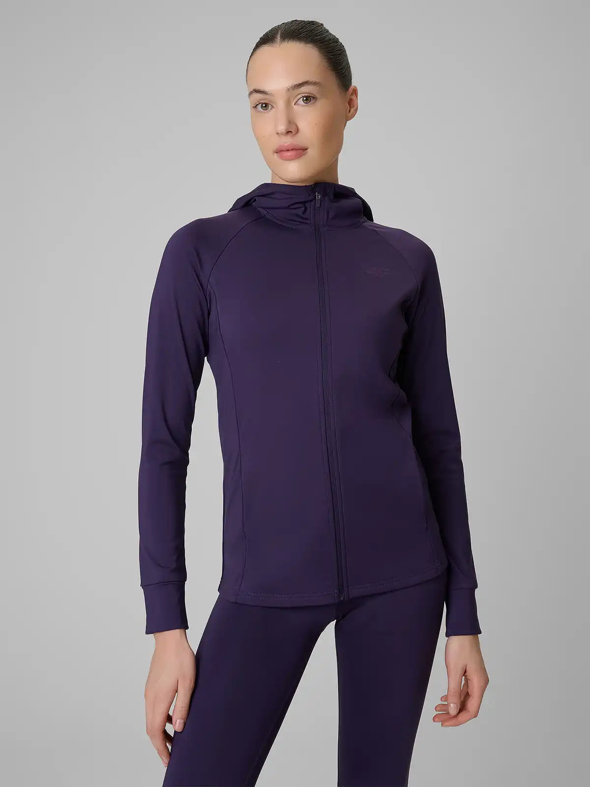 Moletom Esportivo Feminino Quick-Drying Multi Active - Roxo escuro | 4F