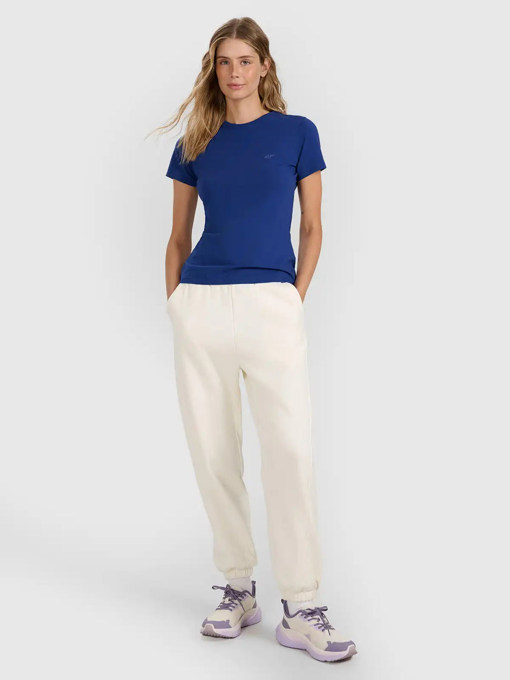 Camiseta Sportstyle slim - Azul Marinho | 4F