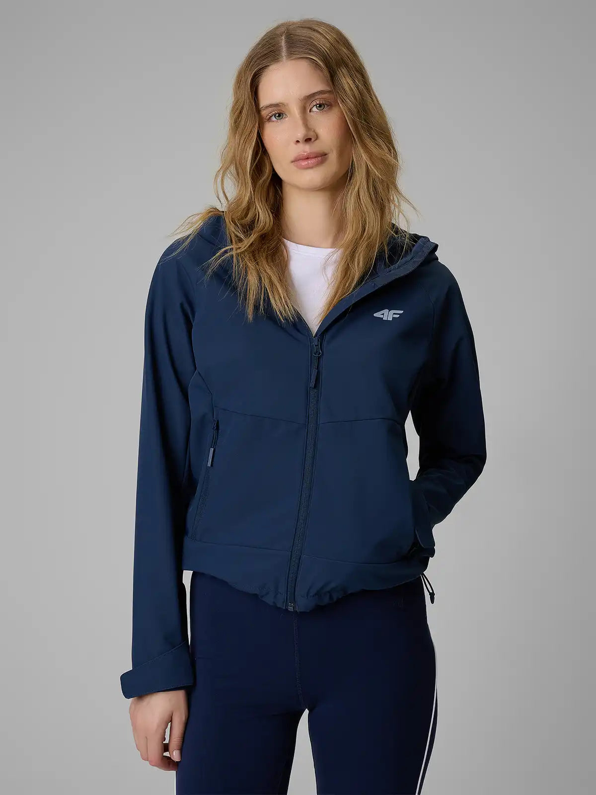 Jaqueta Softshell Feminina com Membrana 5000 Multi active - Azul Marinho | 4F