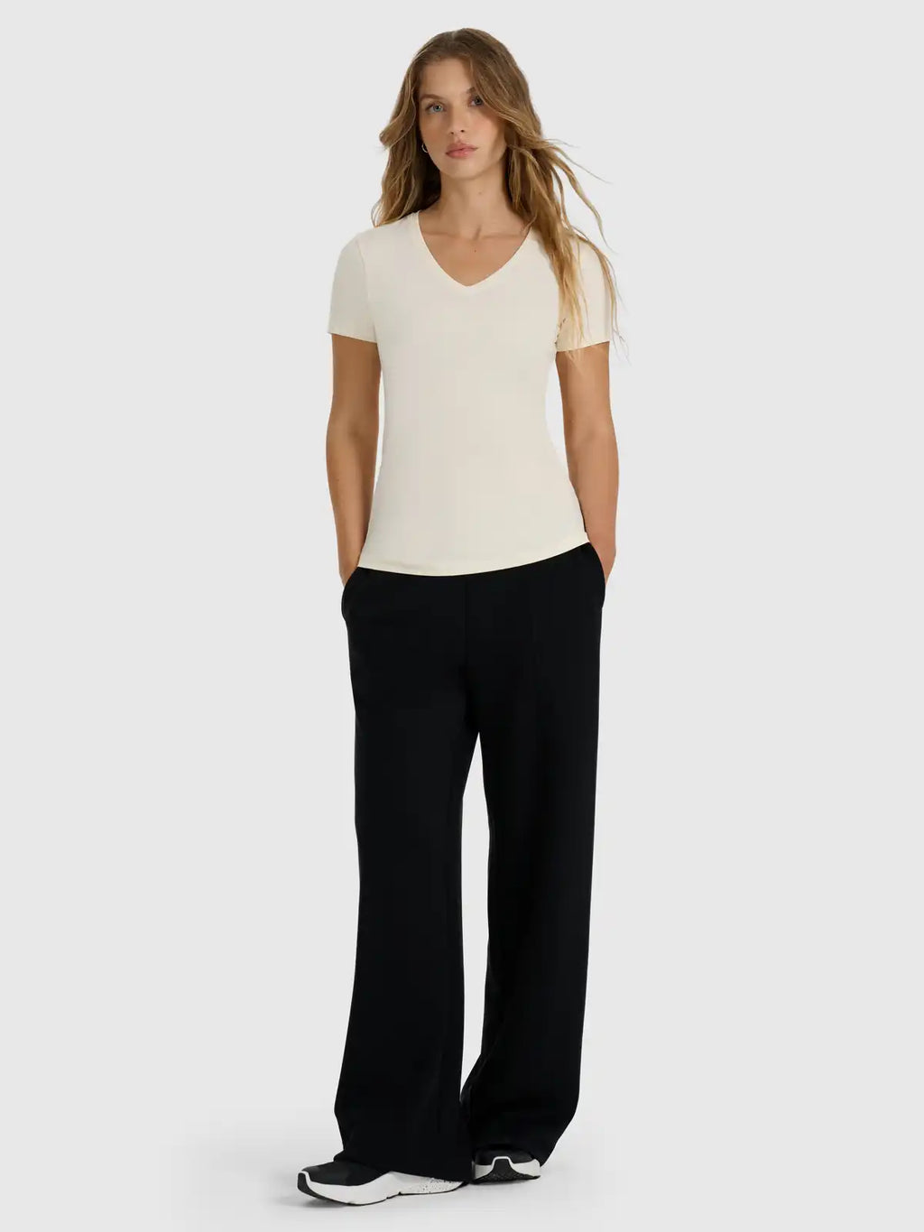 Camiseta Sportstyle slim - Creme | 4F