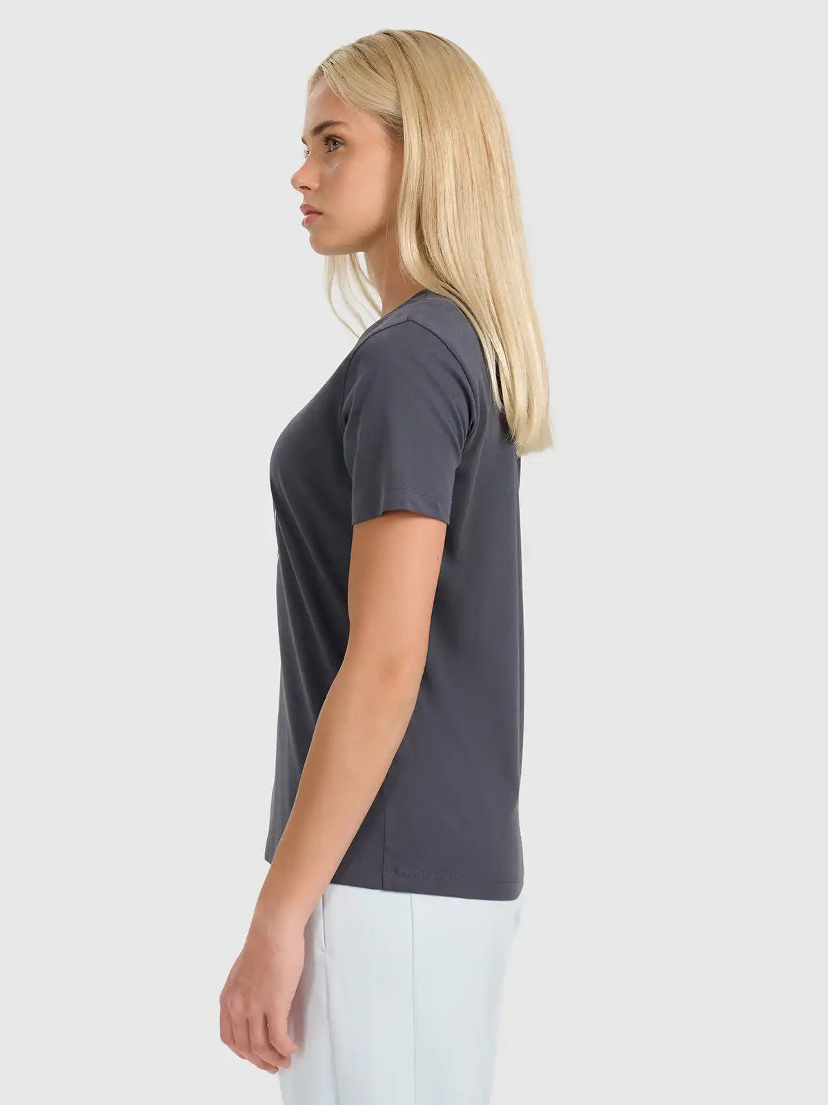 Camiseta Sportstyle regular - Chumbo | 4F