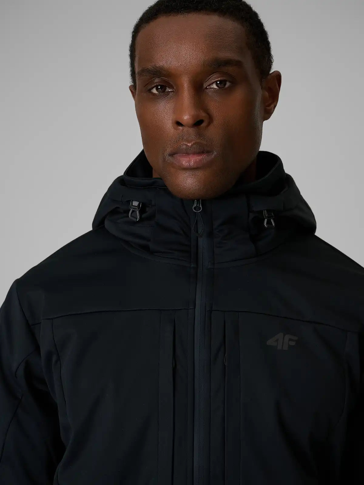 Jaqueta Softshell Masculina Trekking com Membrana 8000 - Preto | 4F