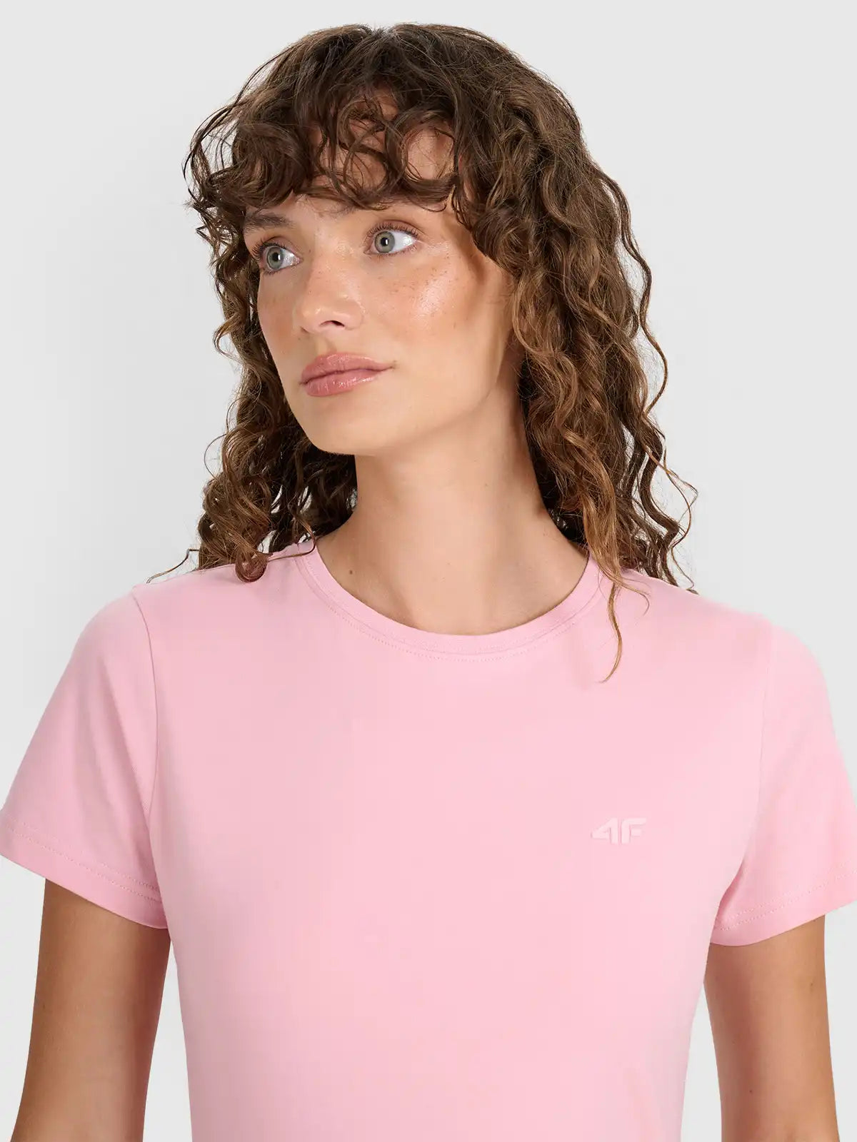 Camiseta Sportstyle slim - Rosa Claro | 4F
