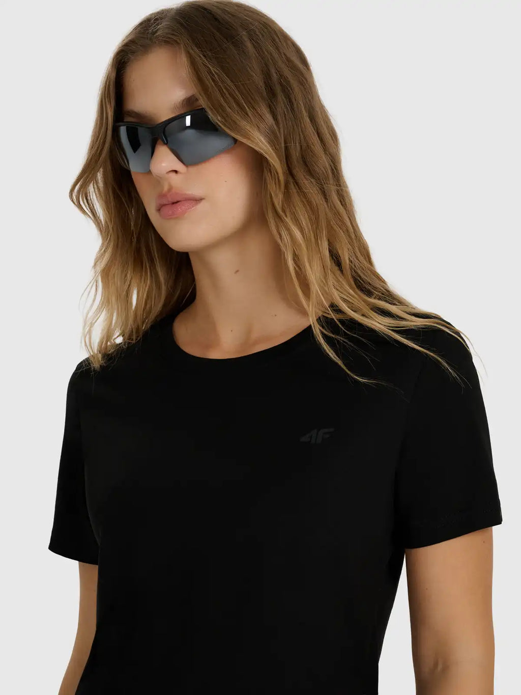 Camiseta Sportstyle regular - Preta | 4F
