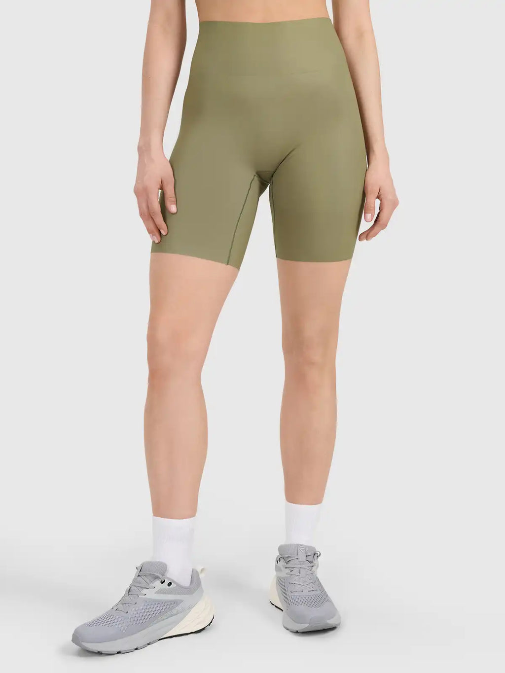 Bermuda Legging Feminina Yoga - Verde oliva | 4F