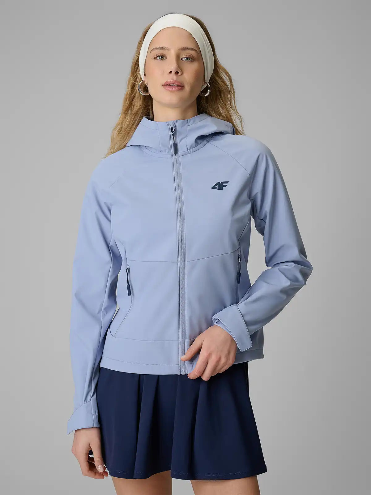 Jaqueta Softshell Feminina com Membrana 5000 Multi active - Azul Claro | 4F