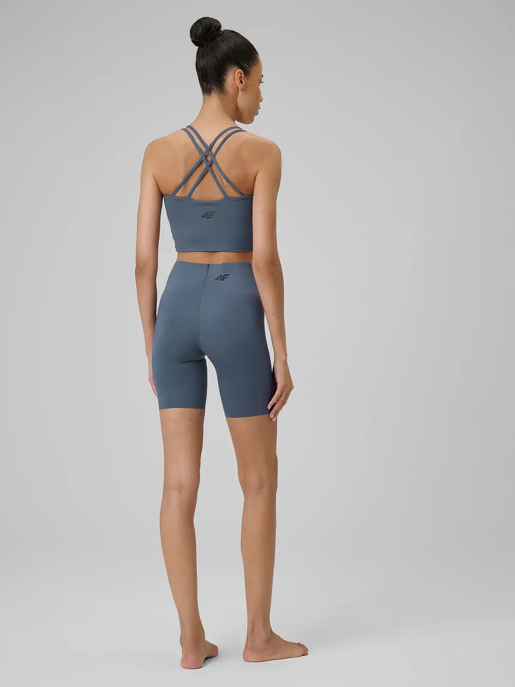 Bermuda Legging Feminina Yoga - Azul Marinho | 4F