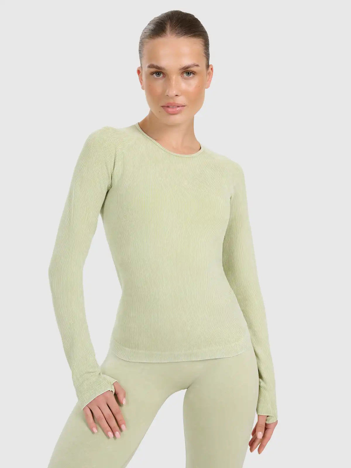 Camiseta Manga Longa FNK Yoga - Verde Claro | 4F