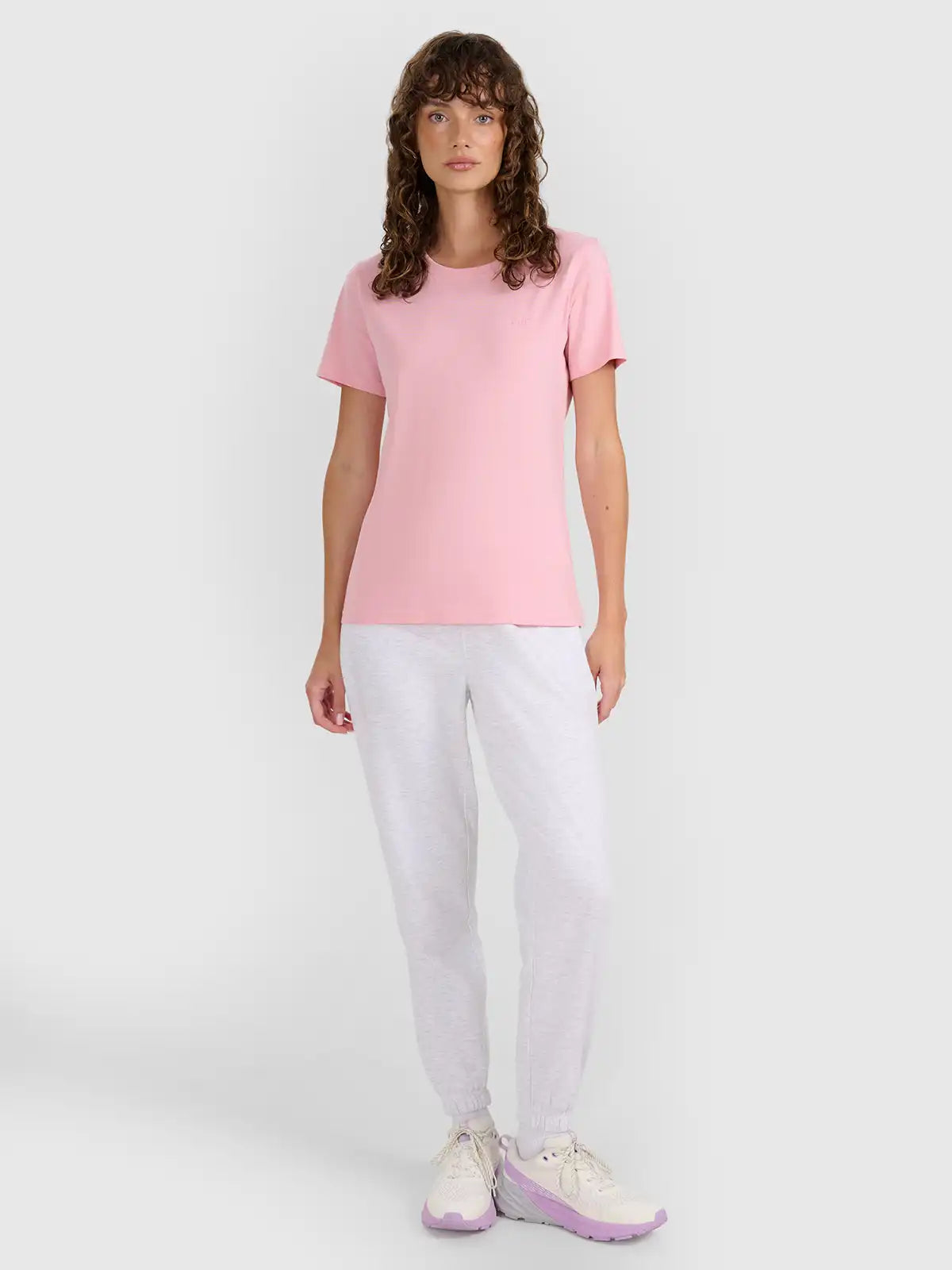 Camiseta Sportstyle regular - Rosa Claro | 4F