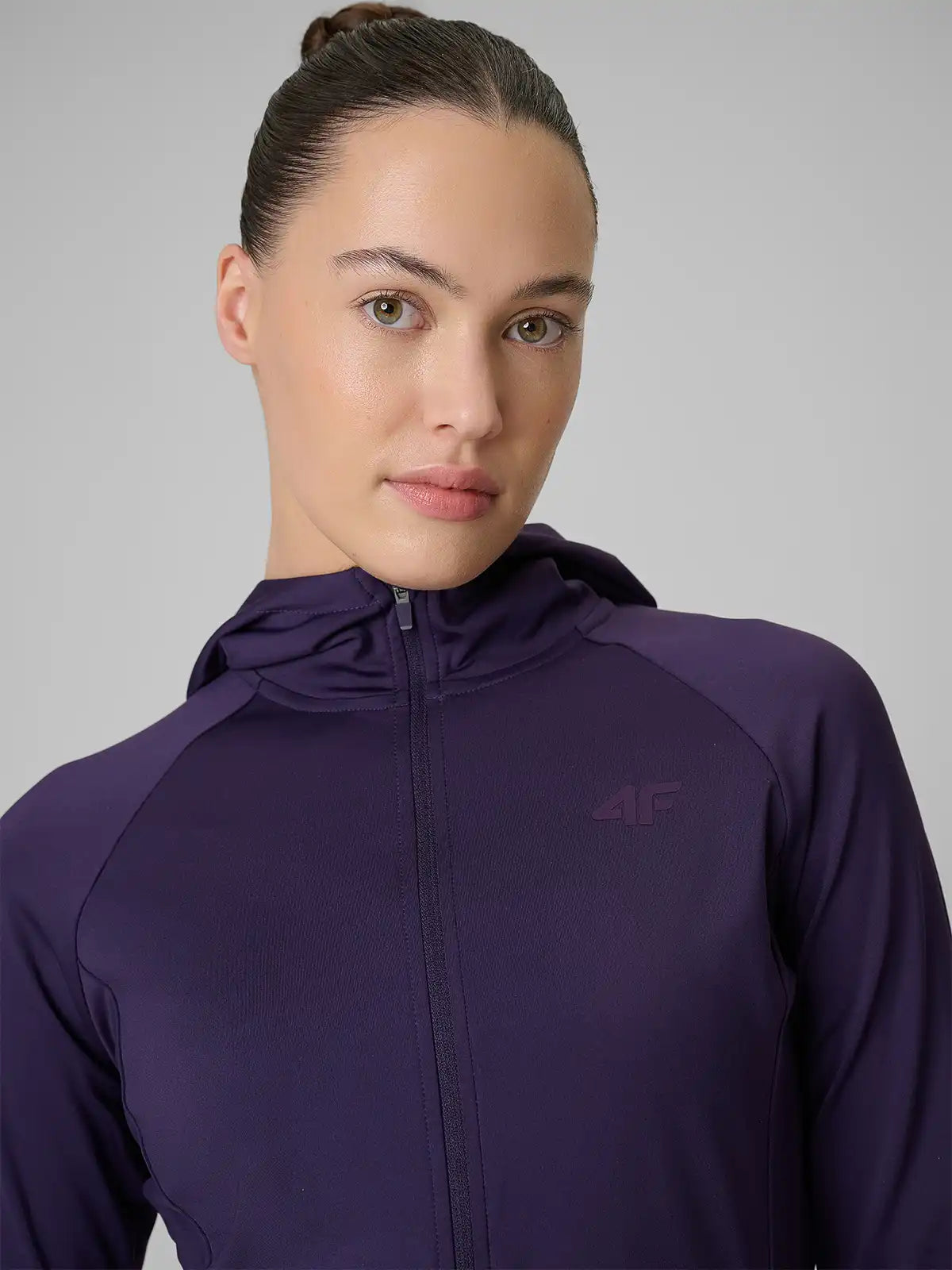 Moletom Esportivo Feminino Quick-Drying Multi Active - Roxo escuro | 4F