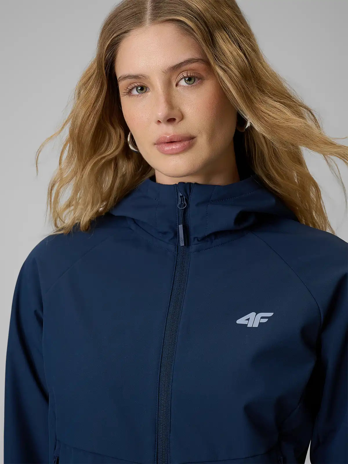 Jaqueta Softshell Feminina com Membrana 5000 Multi active - Azul Marinho | 4F