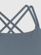 Top Cropped Feminino Yoga Quick-drying - Azul Marinho | 4F