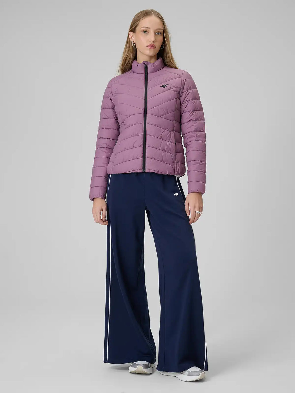 Jaqueta Puffer Feminina Sportstyle - Roxo | 4F