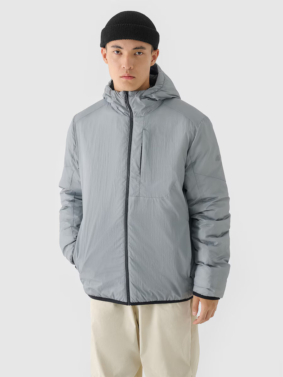 Jaqueta Puffer Masculina Dupla Face Primaloft ThermoPlume - Cinza | 4F