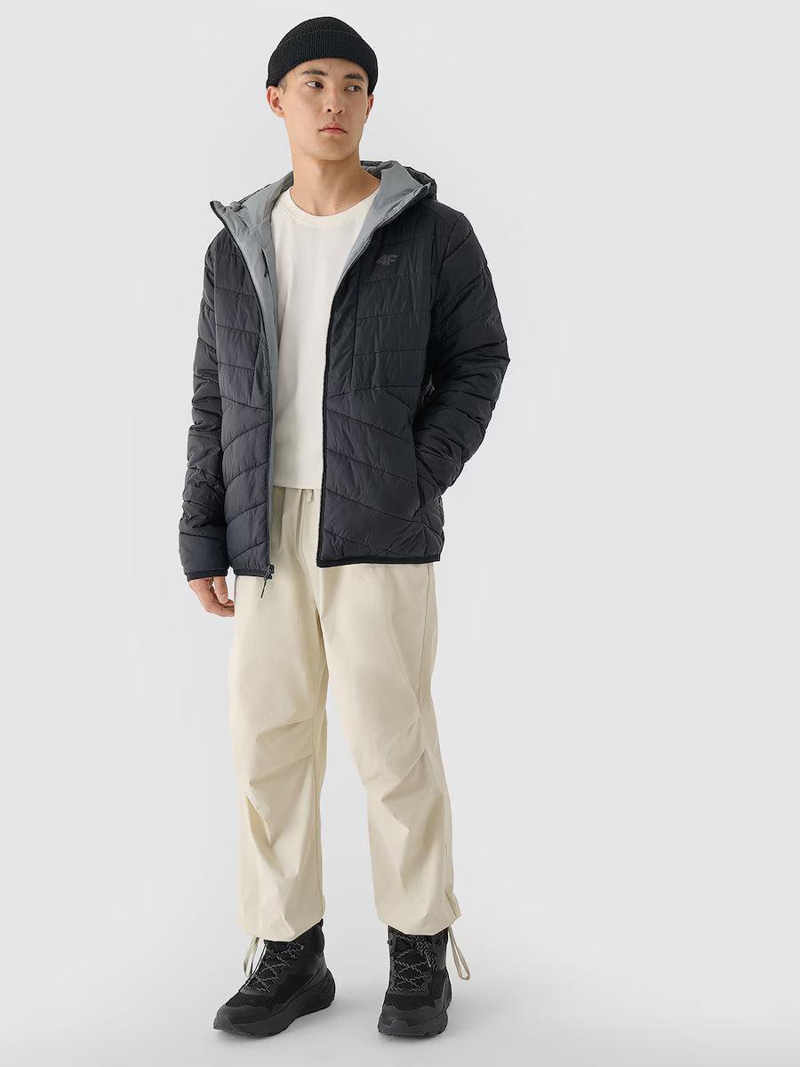 Jaqueta Puffer Masculina Dupla Face Primaloft ThermoPlume - Cinza | 4F