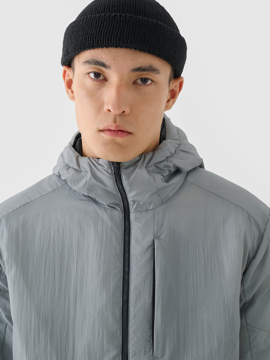 Jaqueta Puffer Masculina Dupla Face Primaloft ThermoPlume - Cinza | 4F