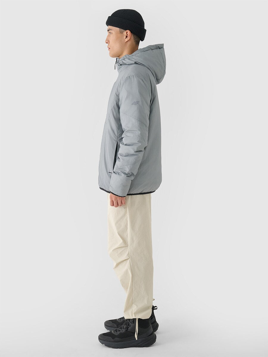 Jaqueta Puffer Masculina Dupla Face Primaloft ThermoPlume - Cinza | 4F