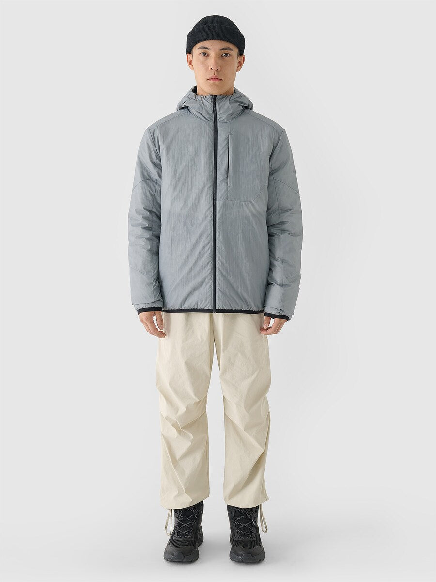 Jaqueta Puffer Masculina Dupla Face Primaloft ThermoPlume - Cinza | 4F