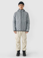 Jaqueta Puffer Masculina Dupla Face Primaloft ThermoPlume - Cinza | 4F