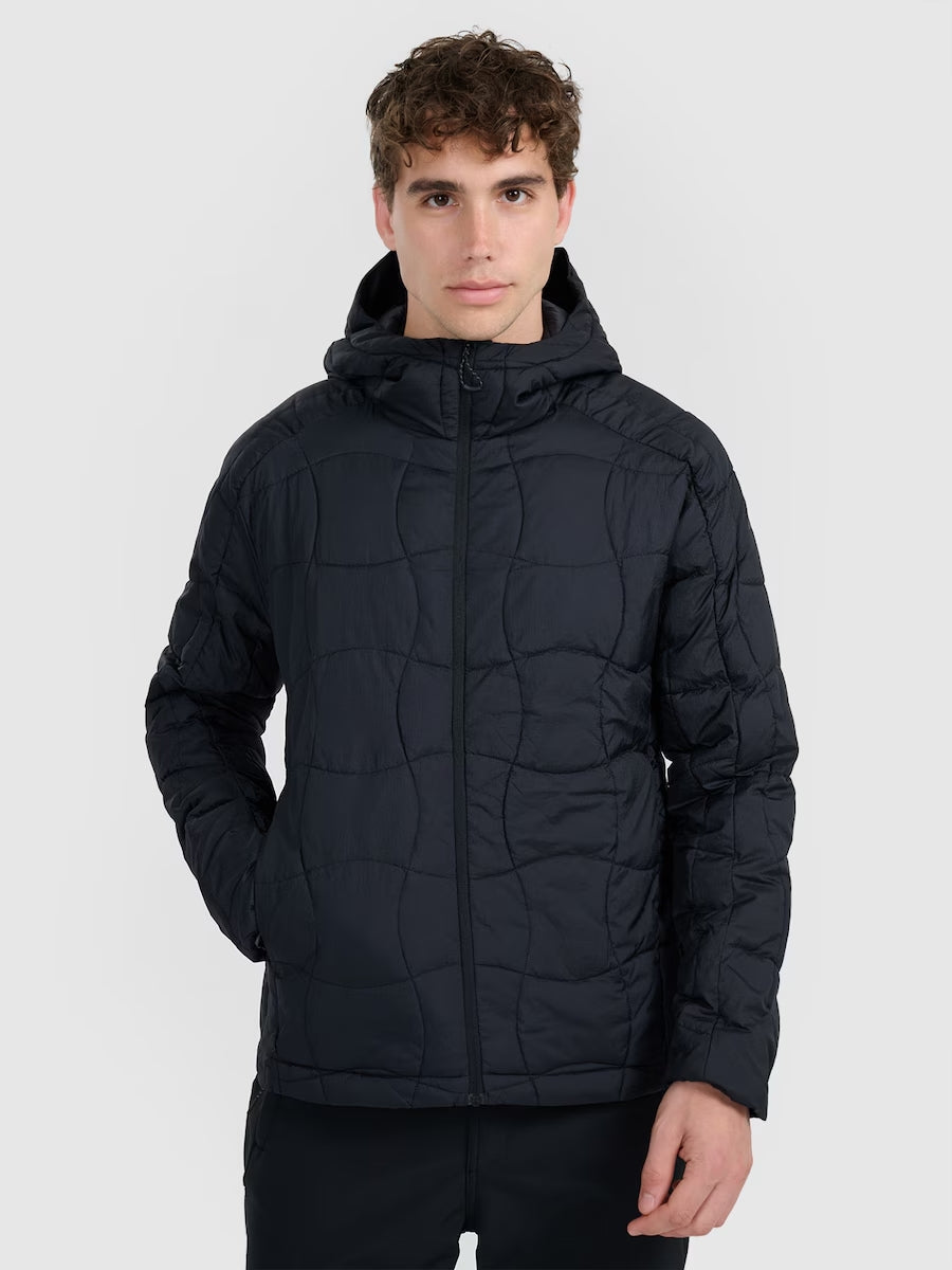 Jaqueta Puffer Masculina Trekking com Enchimento Primaloft Silver - Preto | 4F