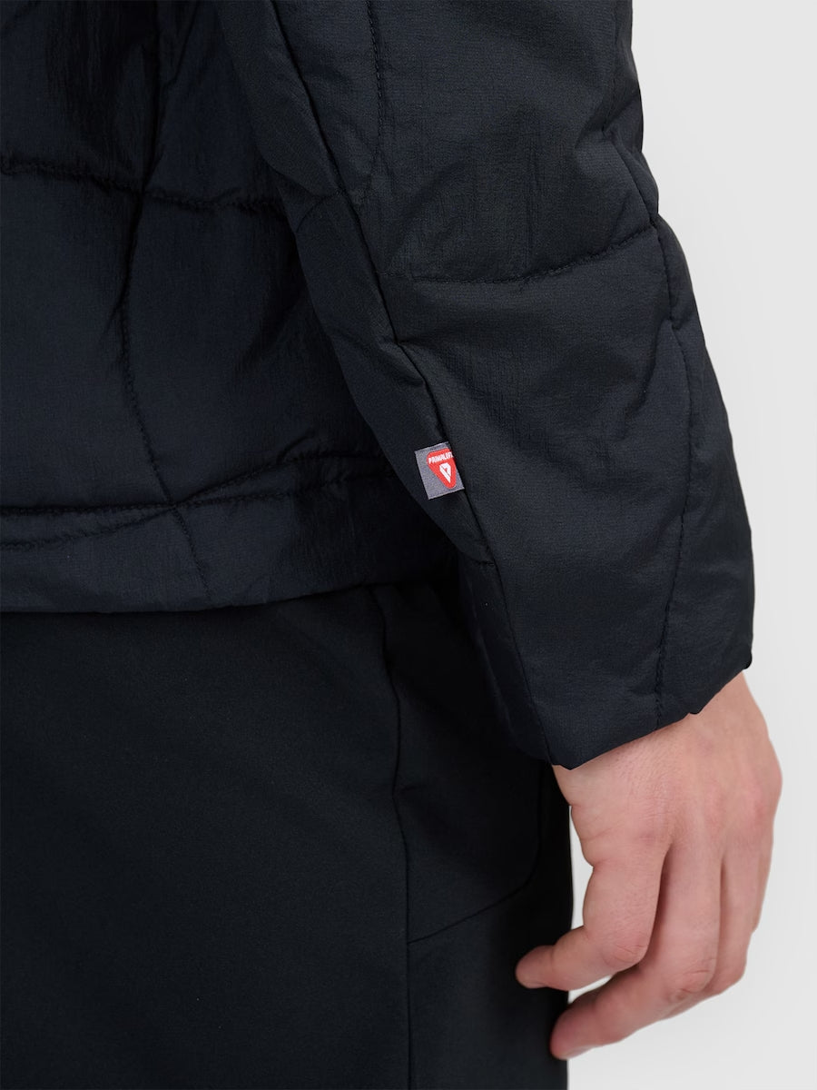 Jaqueta Puffer Masculina Trekking com Enchimento Primaloft Silver - Preto | 4F