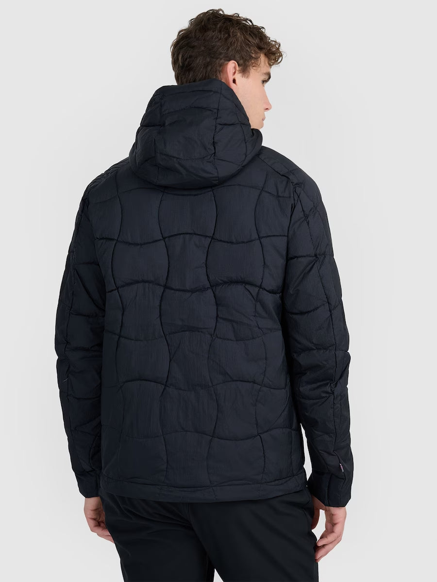 Jaqueta Puffer Masculina Trekking com Enchimento Primaloft Silver - Preto | 4F