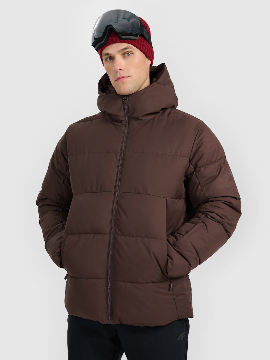 Jaqueta de Esqui Masculina com Membrana 5000 - Marrom | 4F