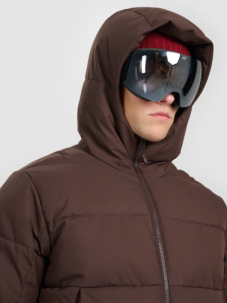 Jaqueta de Esqui Masculina com Membrana 5000 - Marrom | 4F