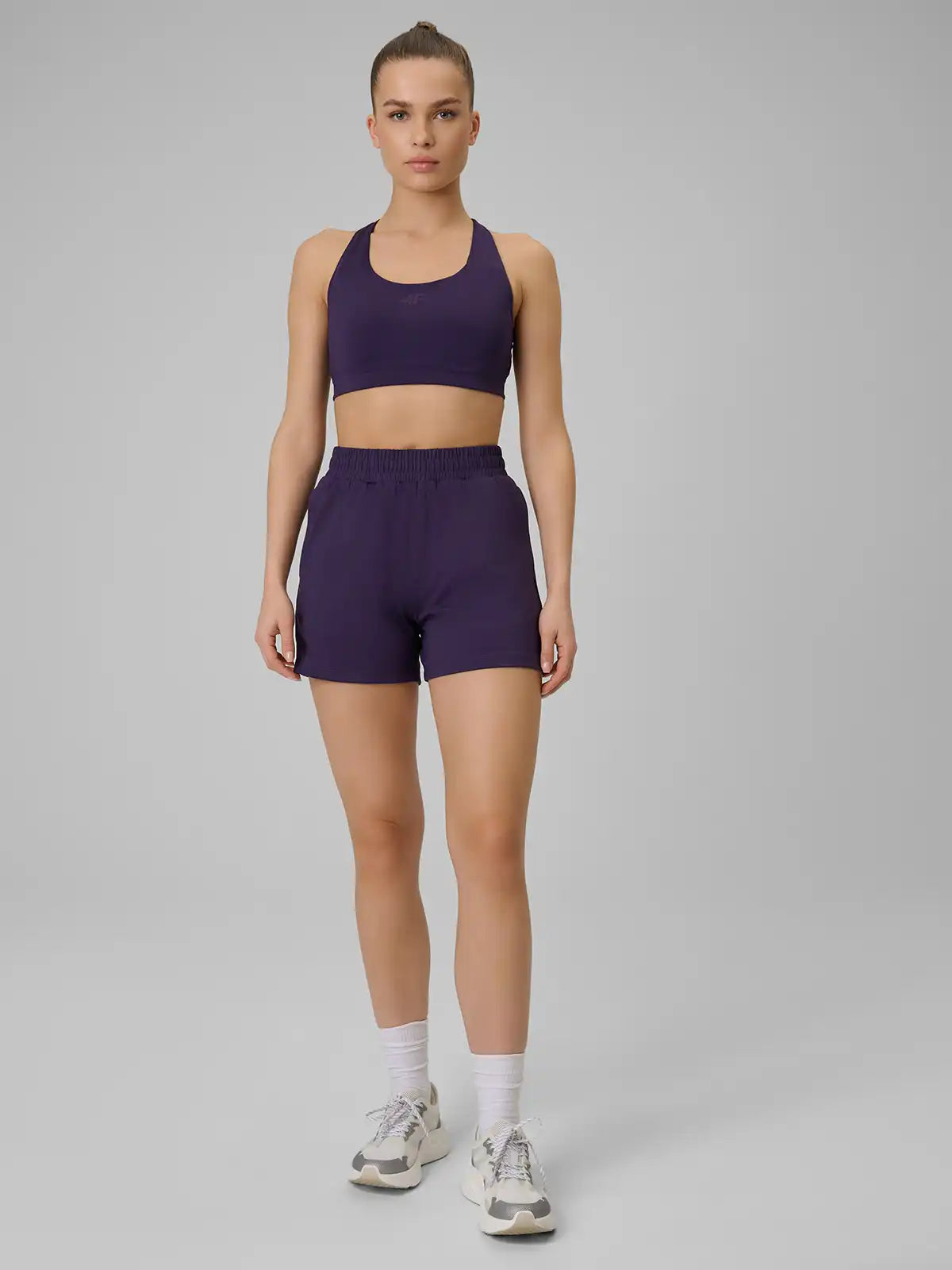 Shorts Feminino Multi Active Quick-drying - Roxo Escuro | 4F