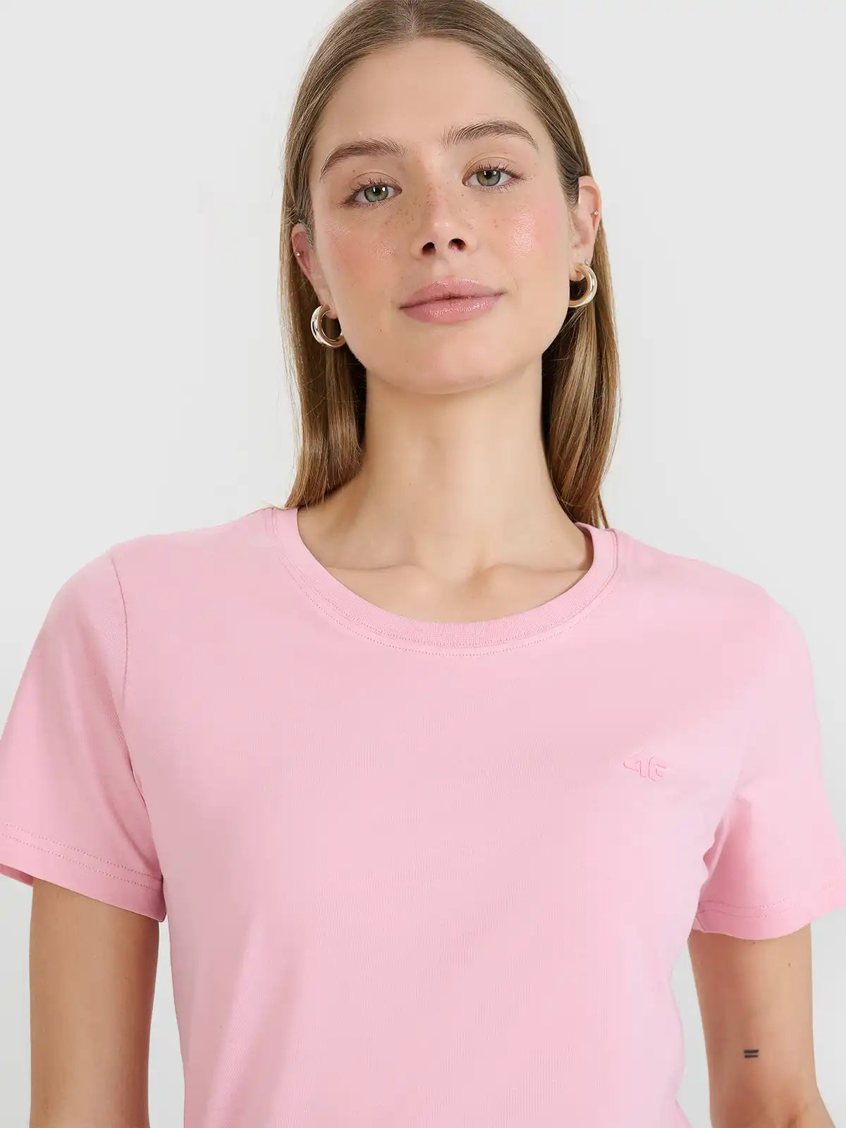 Camiseta Sportstyle regular - Rosa Claro | 4F