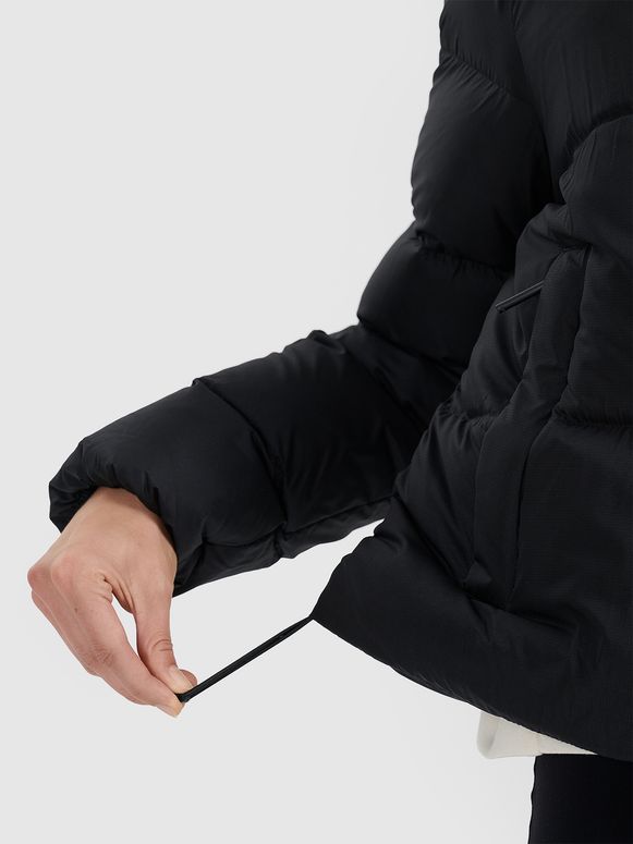 Jaqueta Puffer com Pluma Natural Feminina Multi Active Outdoor - Preto | 4F