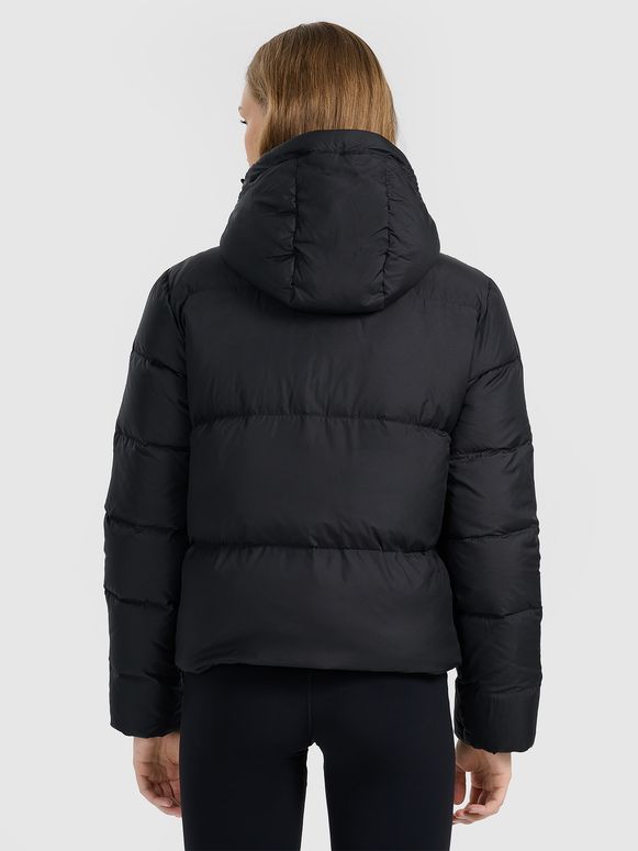 Jaqueta Puffer com Pluma Natural Feminina Multi Active Outdoor - Preto | 4F