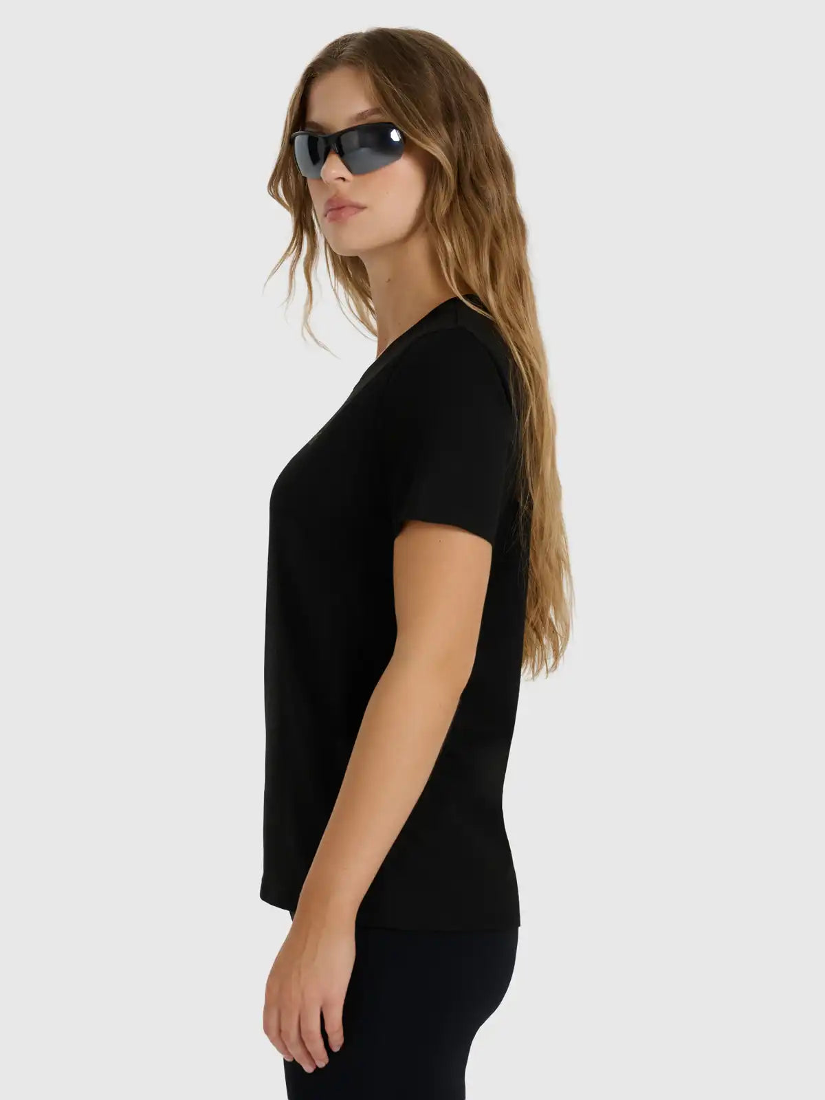 Camiseta Sportstyle regular - Preta | 4F