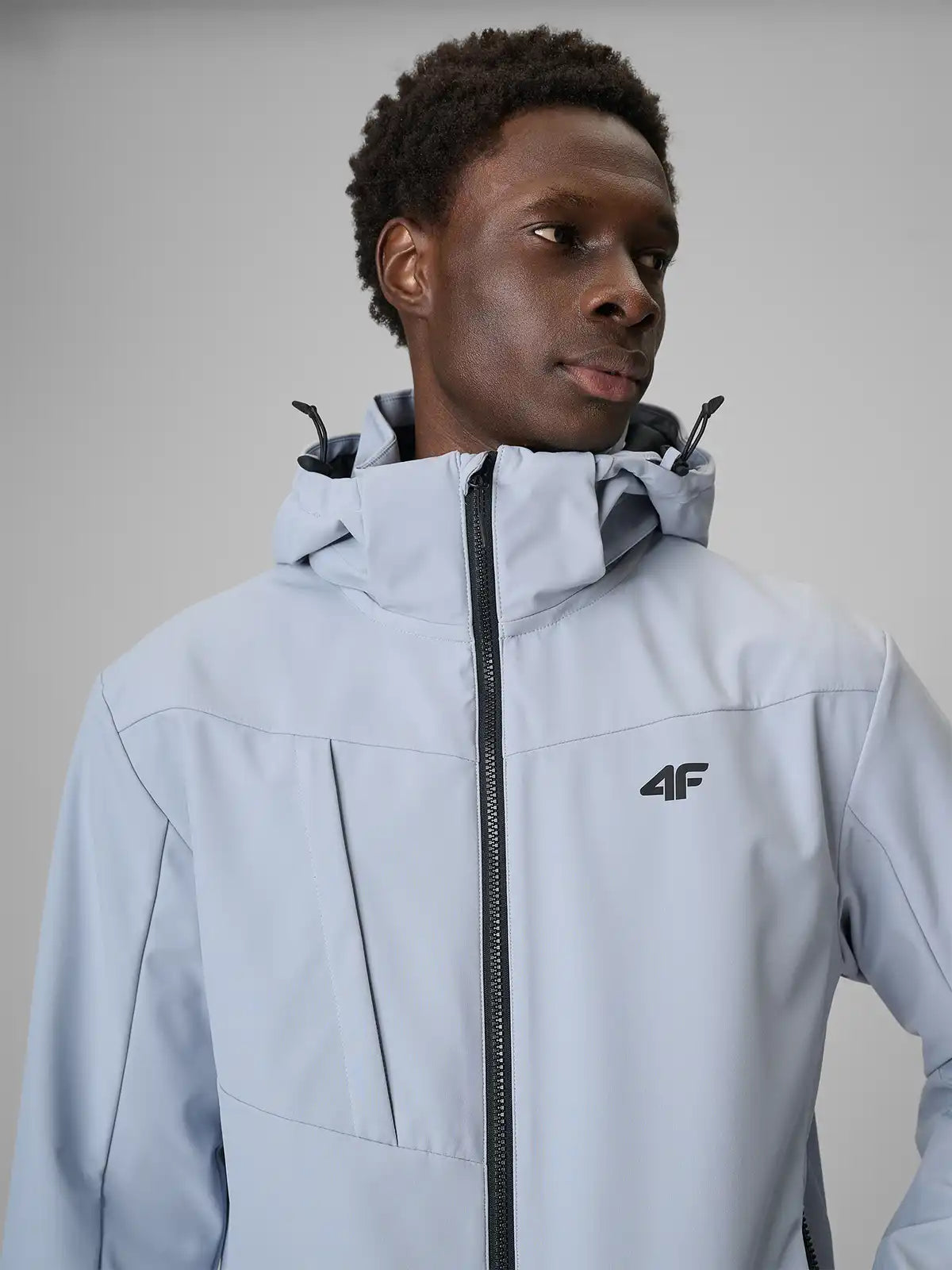 Jaqueta Softshell Masculina com Membrana 5000 - Cinza | 4F