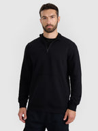Moletom Masculino Fechado sem Capuz - Preto | 4F
