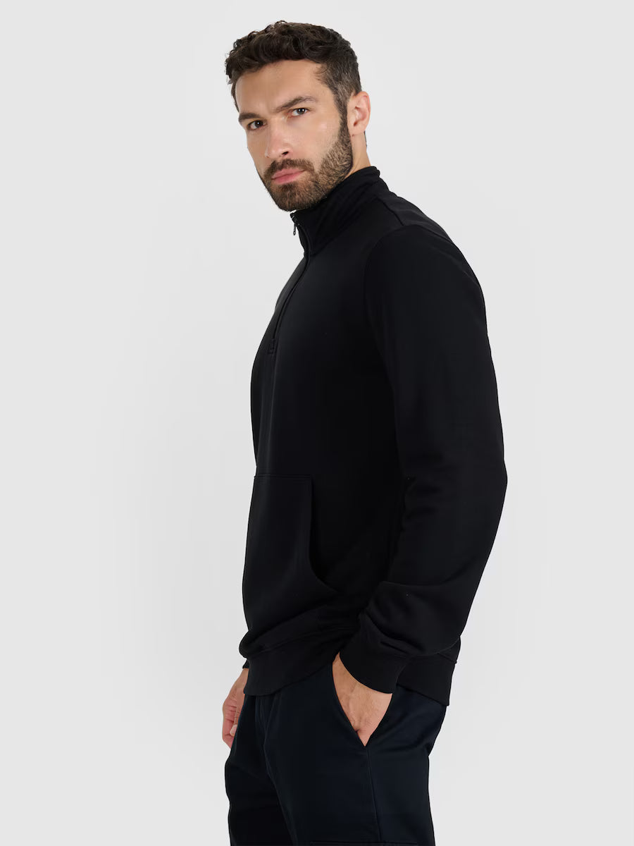 Moletom Masculino Fechado sem Capuz - Preto | 4F