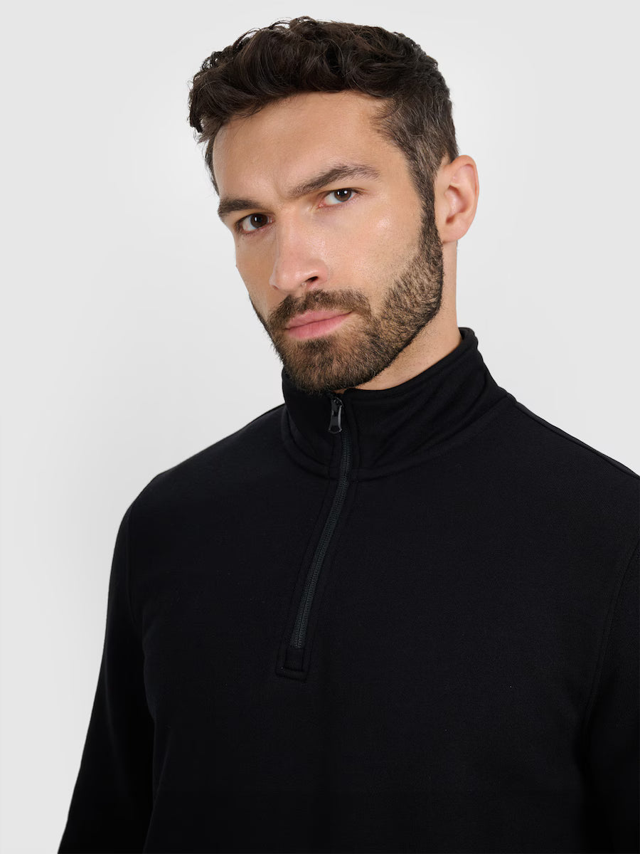Moletom Masculino Fechado sem Capuz - Preto | 4F