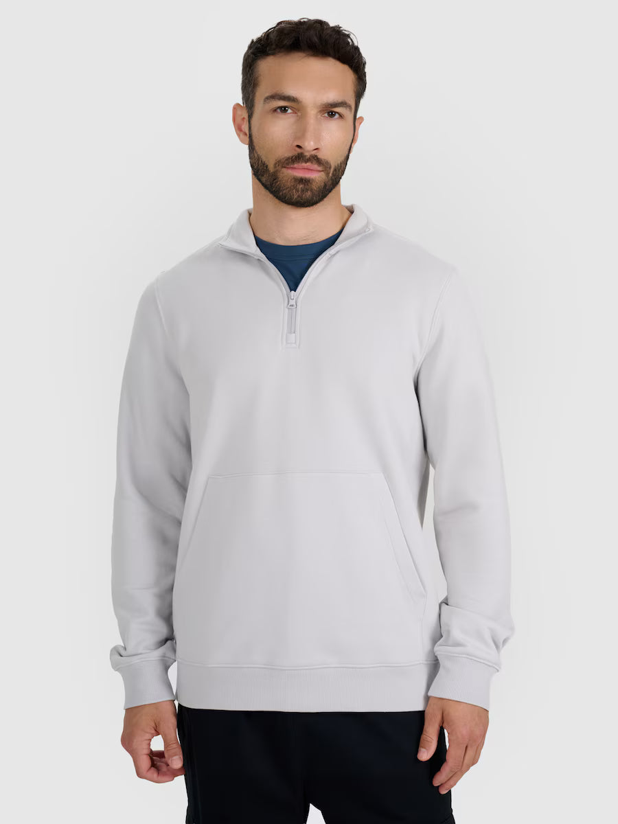 Moletom Masculino Fechado sem Capuz - Cinza Claro | 4F