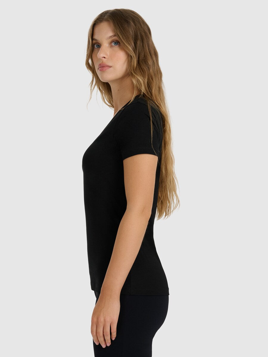 Camiseta Sportstyle slim - Preta | 4F