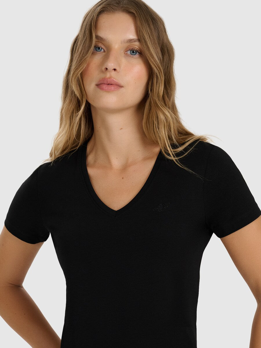Camiseta Sportstyle slim - Preta | 4F