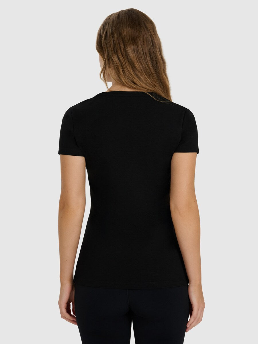 Camiseta Sportstyle slim - Preta | 4F
