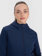 Jaqueta Softshell Feminina Corta-Vento com Membrana 5000 - Azul escuro | 4F