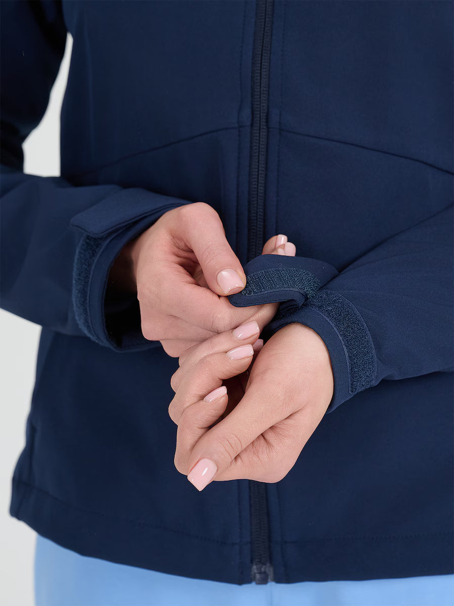 Jaqueta Softshell Feminina Corta-Vento com Membrana 5000 - Azul escuro | 4F