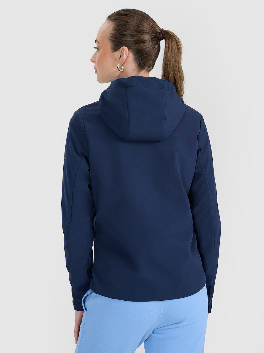 Jaqueta Softshell Feminina Corta-Vento com Membrana 5000 - Azul escuro | 4F