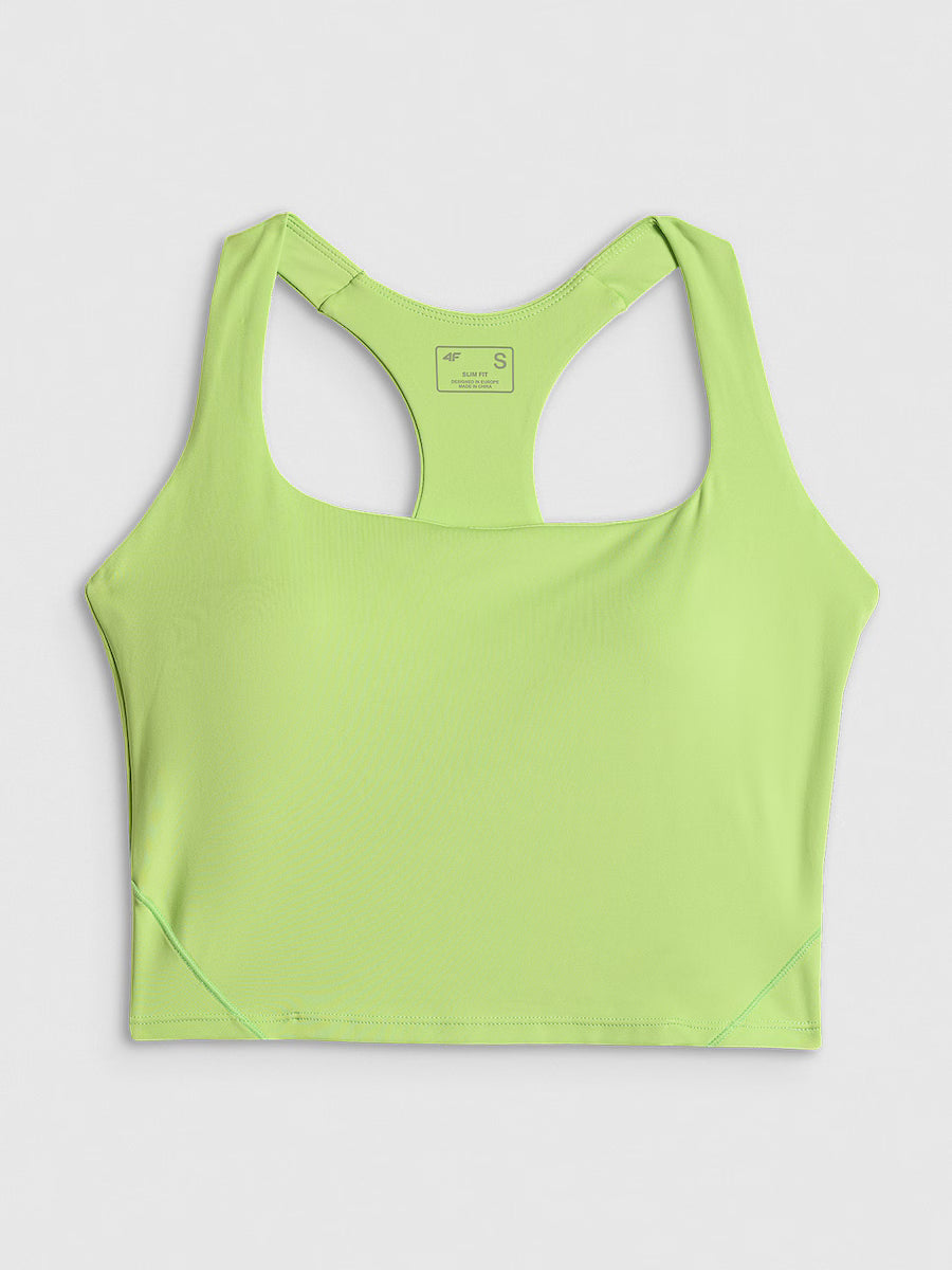 Regata de Treino Feminino Slim Quick Dry - Verde claro | 4F