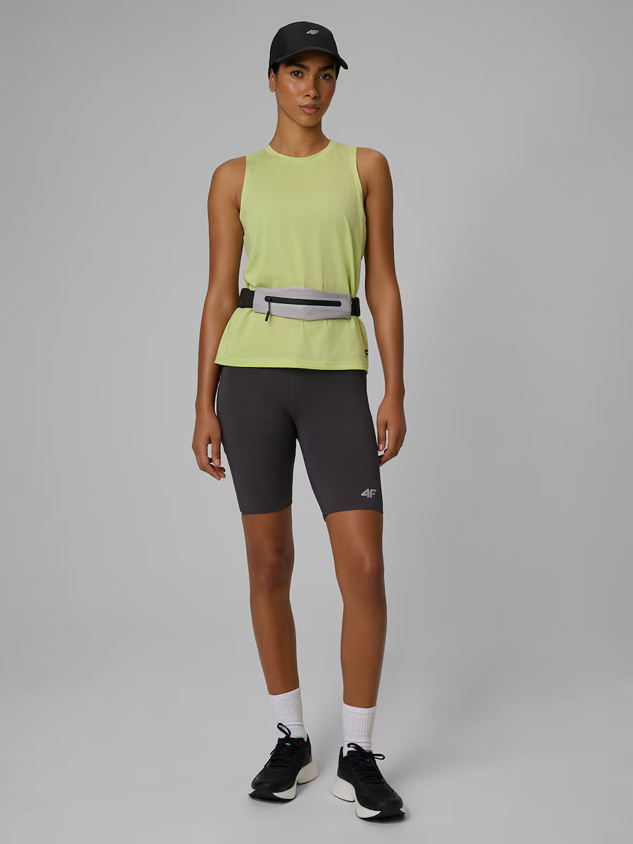 Bermuda Feminina de Compressão Running Quick Dry - Cinza | 4F